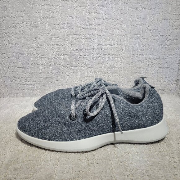 Allbirds Natural Gray Merino Wool Runners Sneaker Men's Size US 10, 11. LIKE NEW - Picture 4 of 11